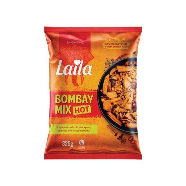 Laila Hot Bombay Mix 325g