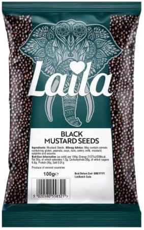 Laila Mustard Seeds Black 100g