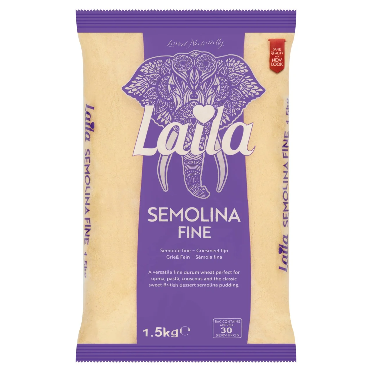 Laila Semolina Fine 1.5kg