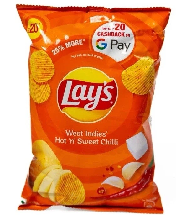 Lays Hot & Sweet Chilli 50g 30X 50G