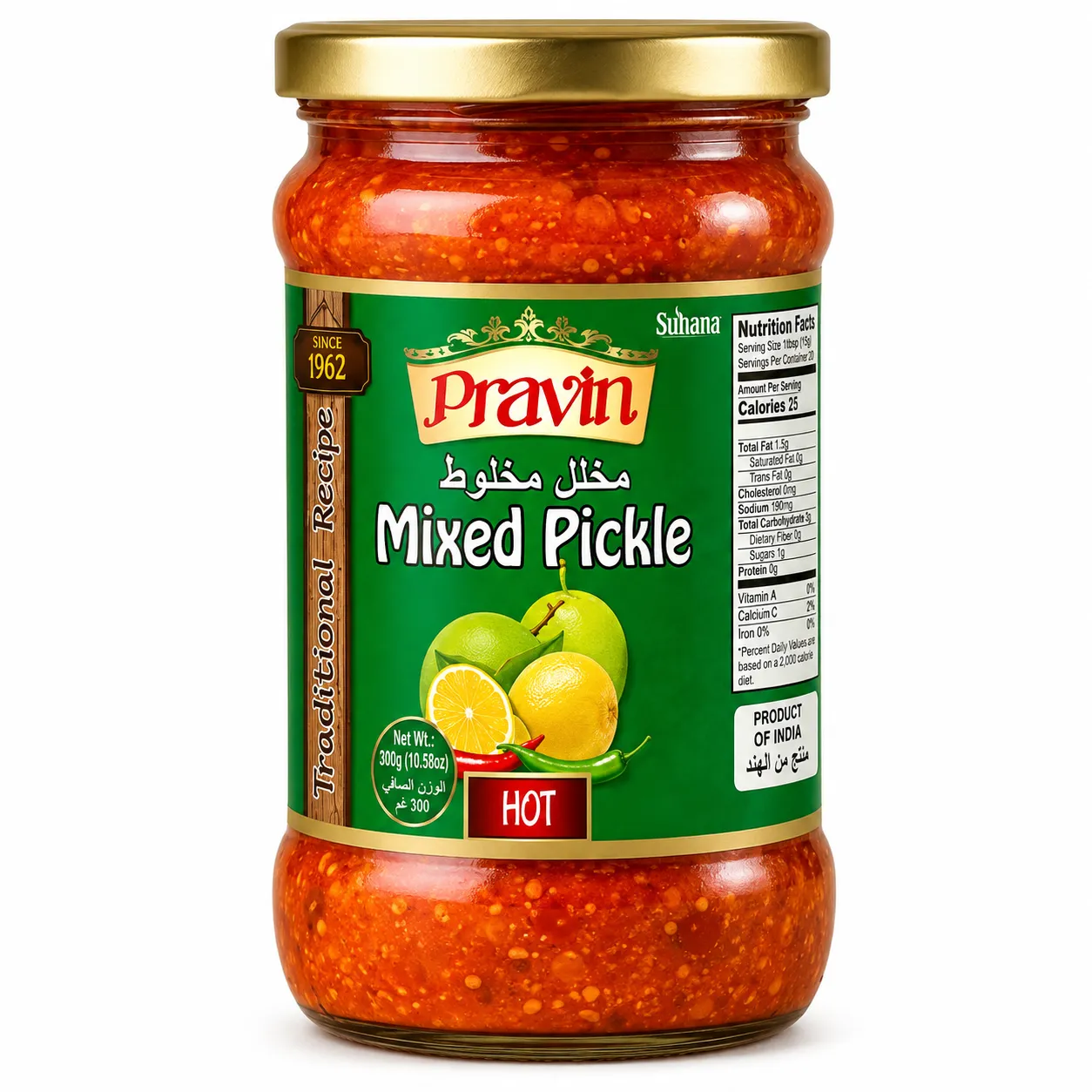 Pravin Pickle Mixed 300g