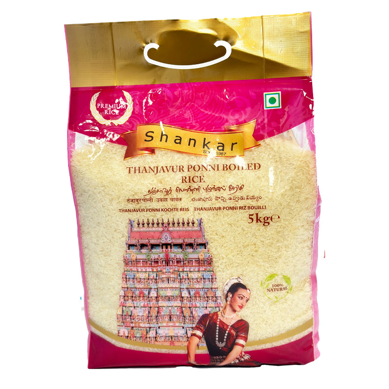 Shankar Thanjavur Ponni Boiled Rice 5kg | Premium South Indian Rice