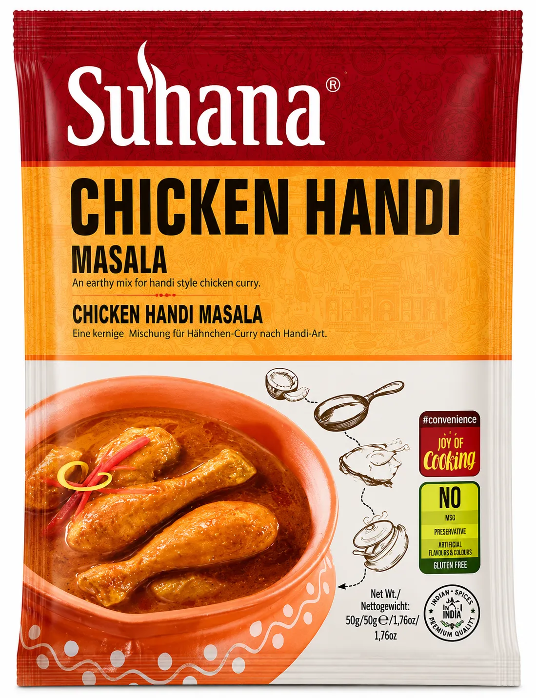 Suhana RTC Chicken Handi Mix 50g
