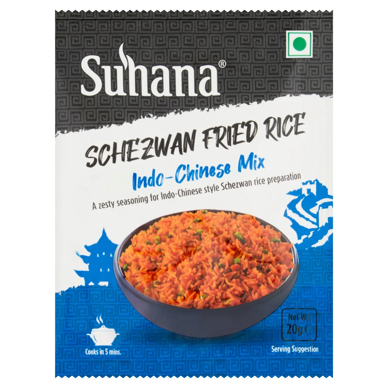 Suhana Schezwan Fried Rice Mix 20g PACK OF 4 JUST AT 1.99