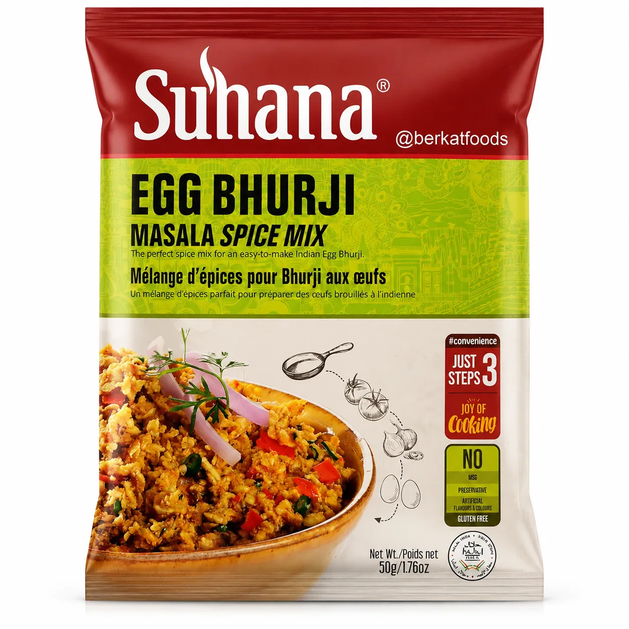 Suhana RTC Egg Bhurji Mix 50g