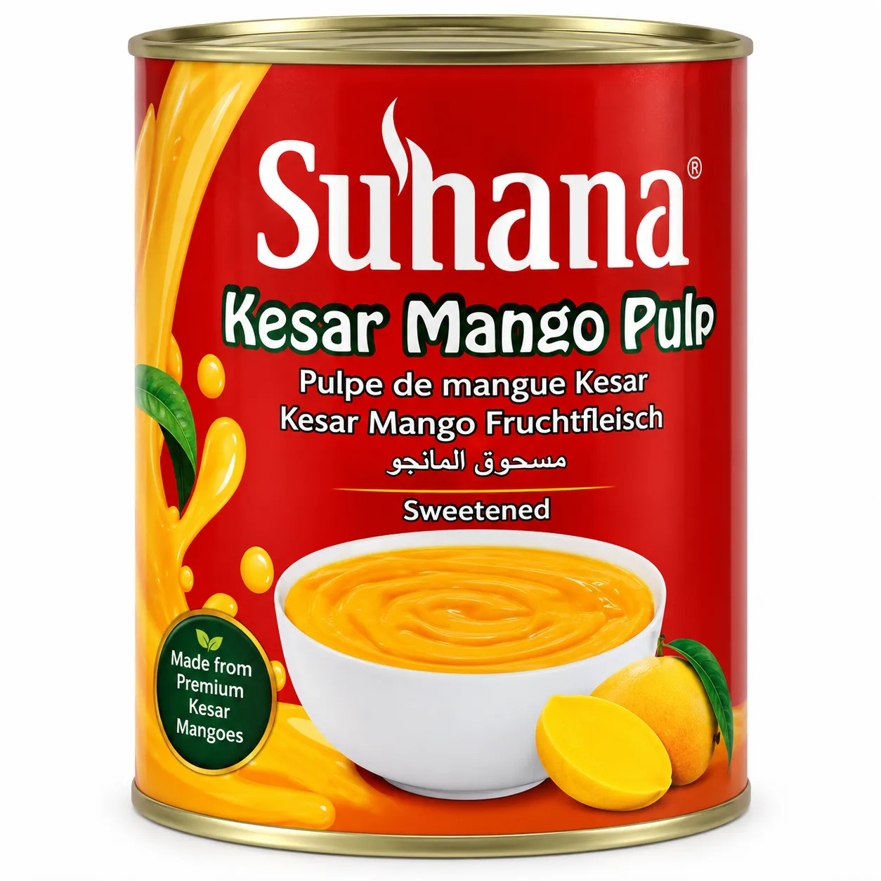 Suhana Kesar Mango Pulp 850 gmX6