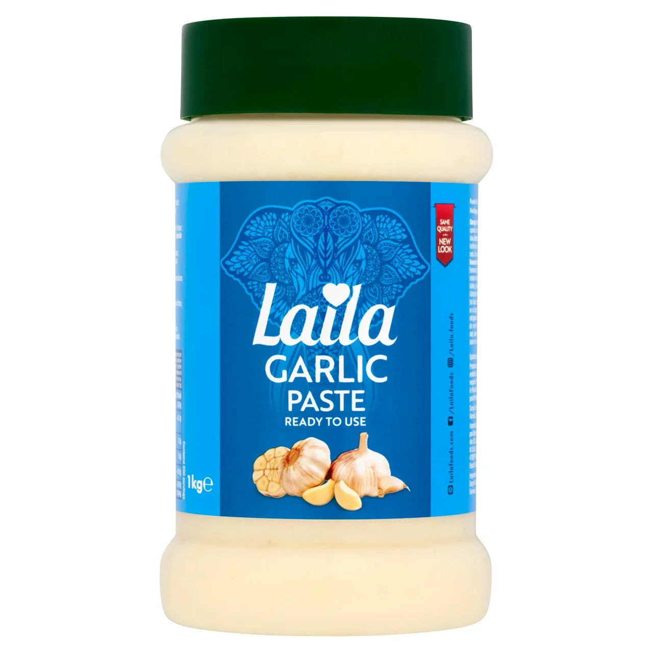 Laila Garlic Paste Ready to Use 1kg – Authentic Indian Garlic Paste