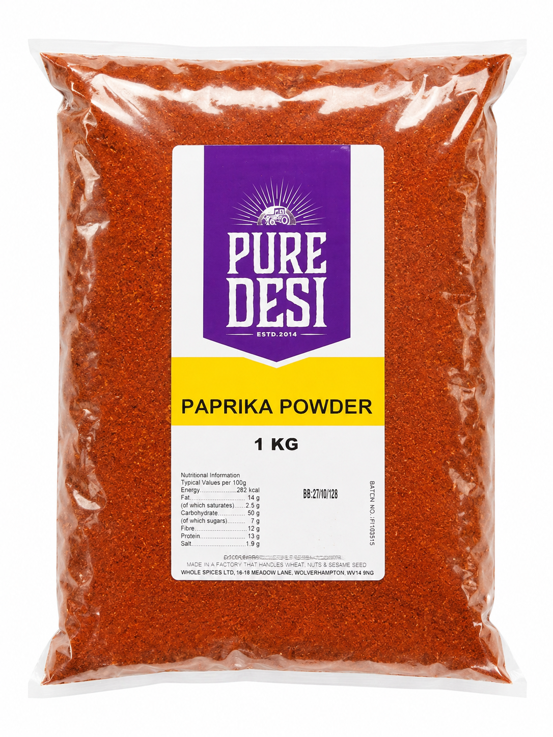Pure Desi Paprika Powder – 1kg