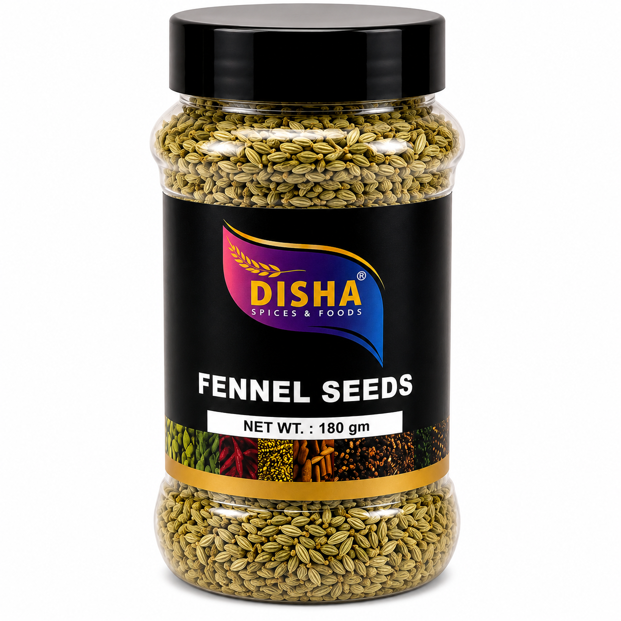 Disha Fennel Seeds Whole (Saunf) 180G