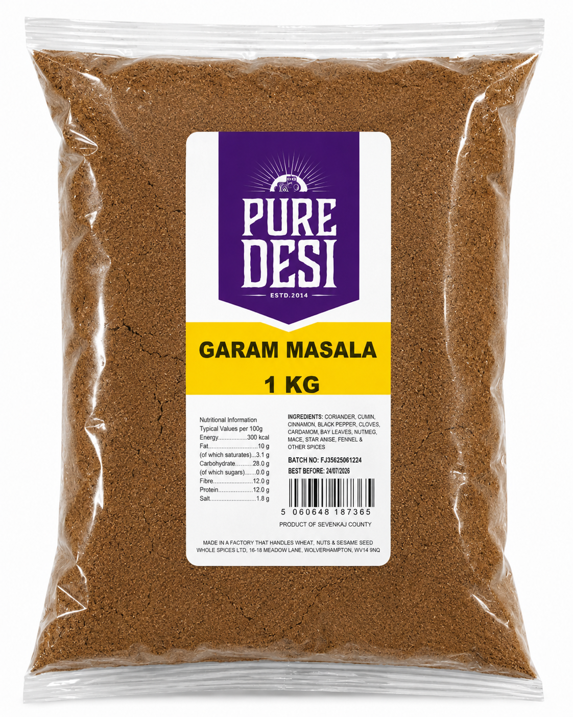 PURE DESI GARAM MASALA  1KG
