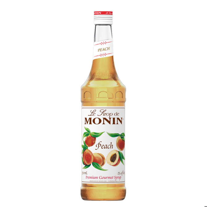 Monin Peach Syrup 75CLX6