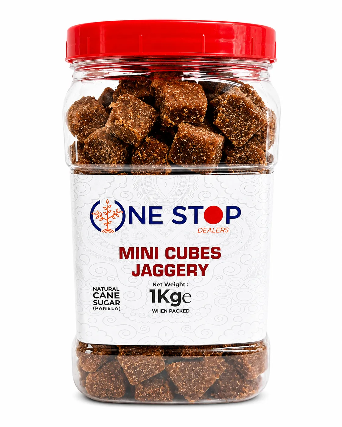 ONE STOP KOLAPURI MINI JAGGERY CUBES 1KG