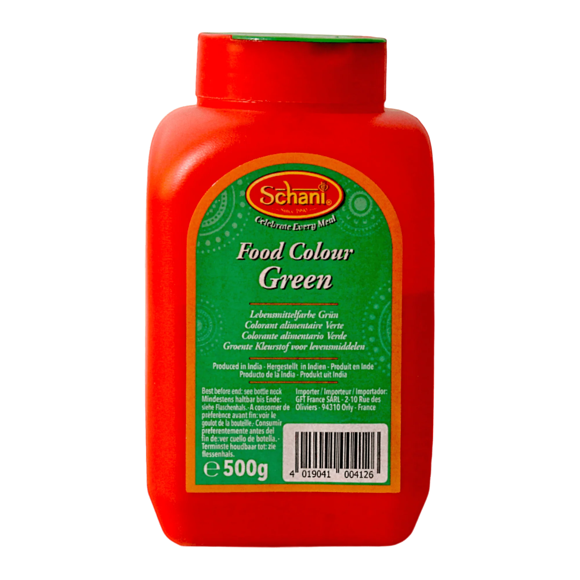 SCHANI GREEN FOOD COLOUR 500GM