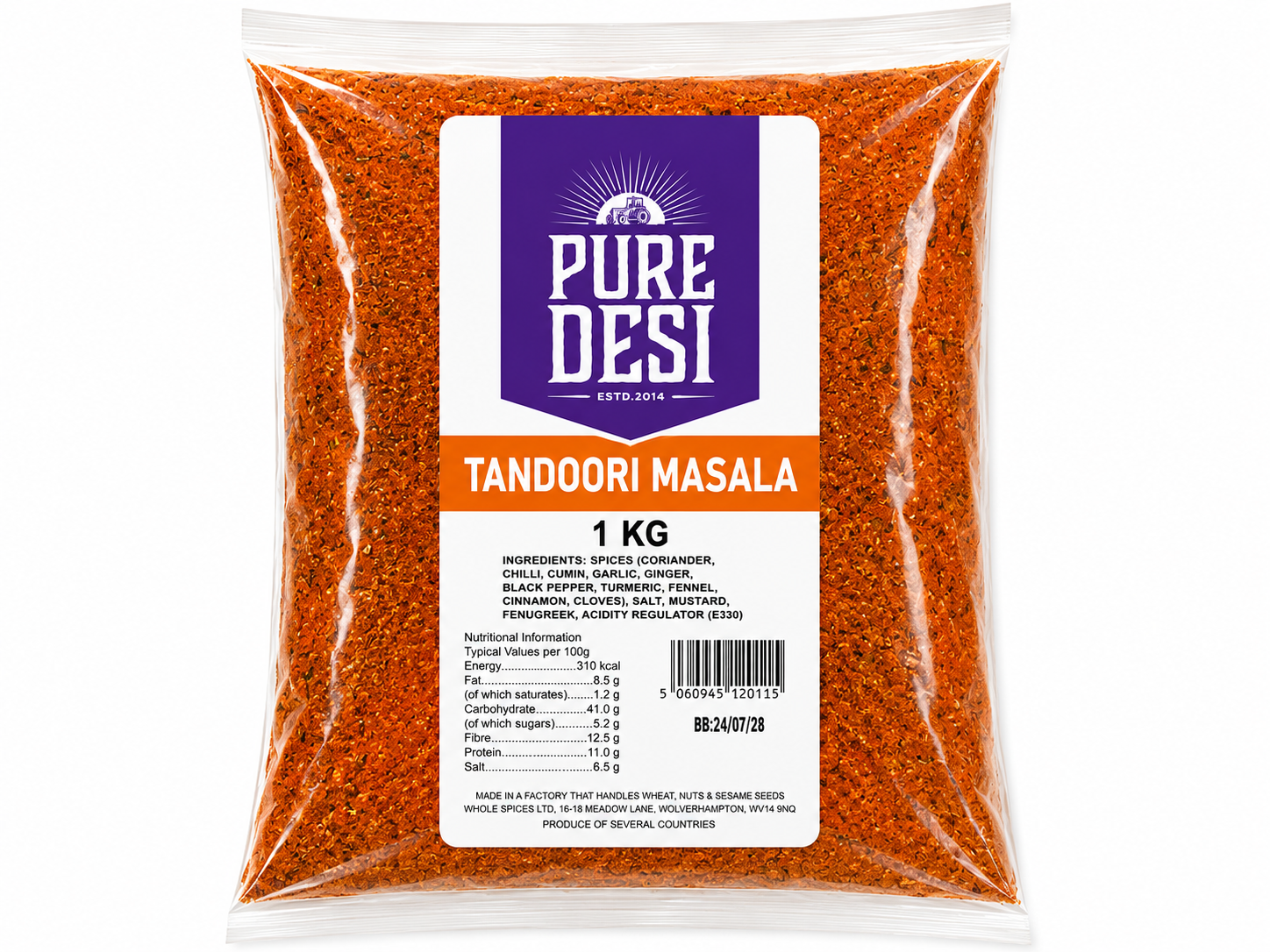 Pure Desi Tandoori Masala – 1kg