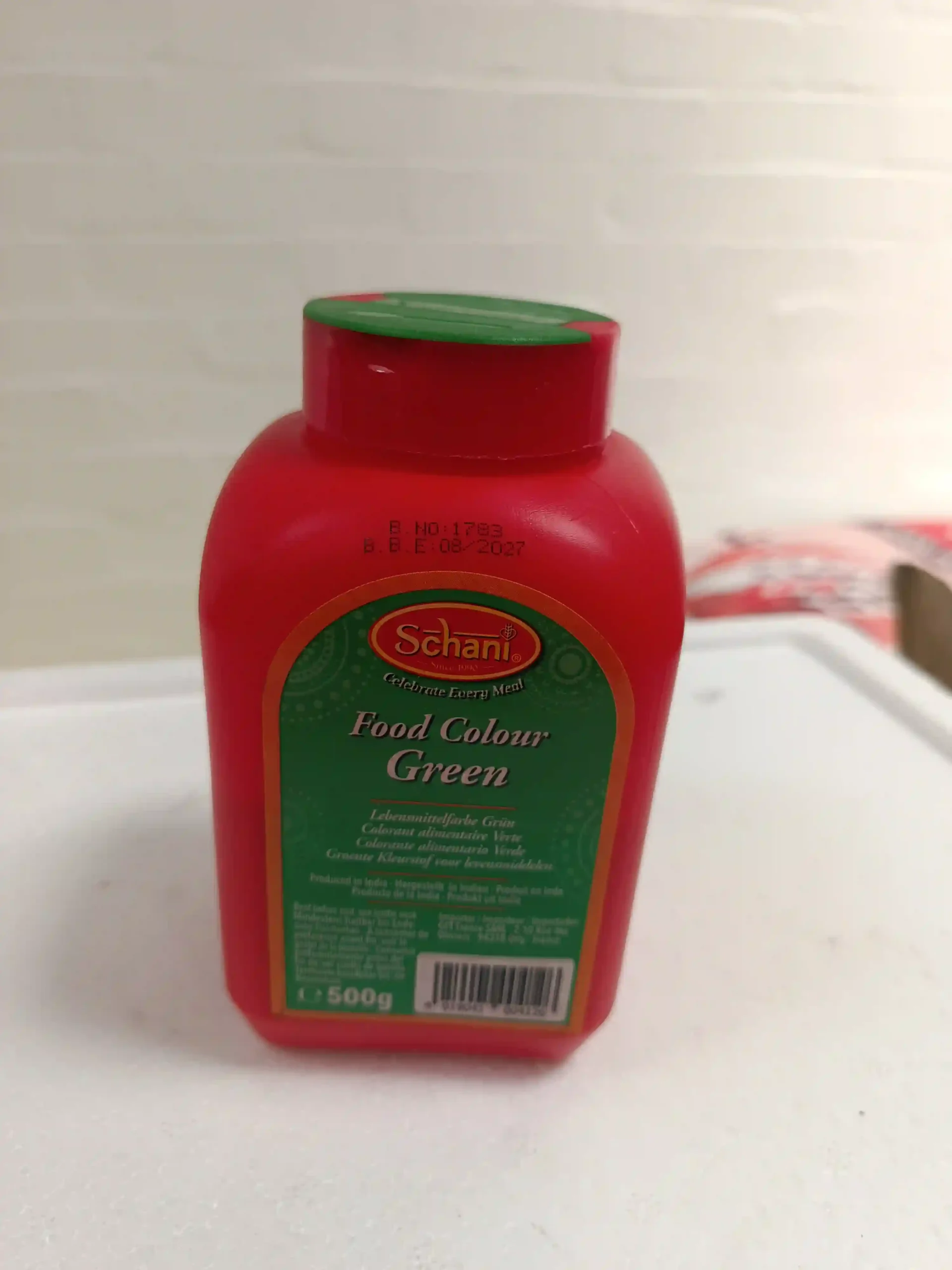SCHANI GREEN FOOD COLOUR 500GM