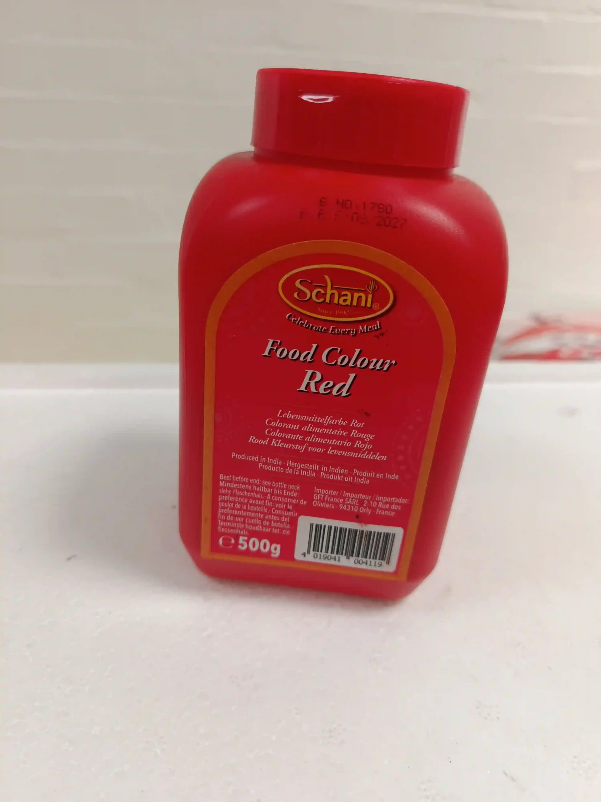 SCHANI RED FOOD COLOUR 500GM