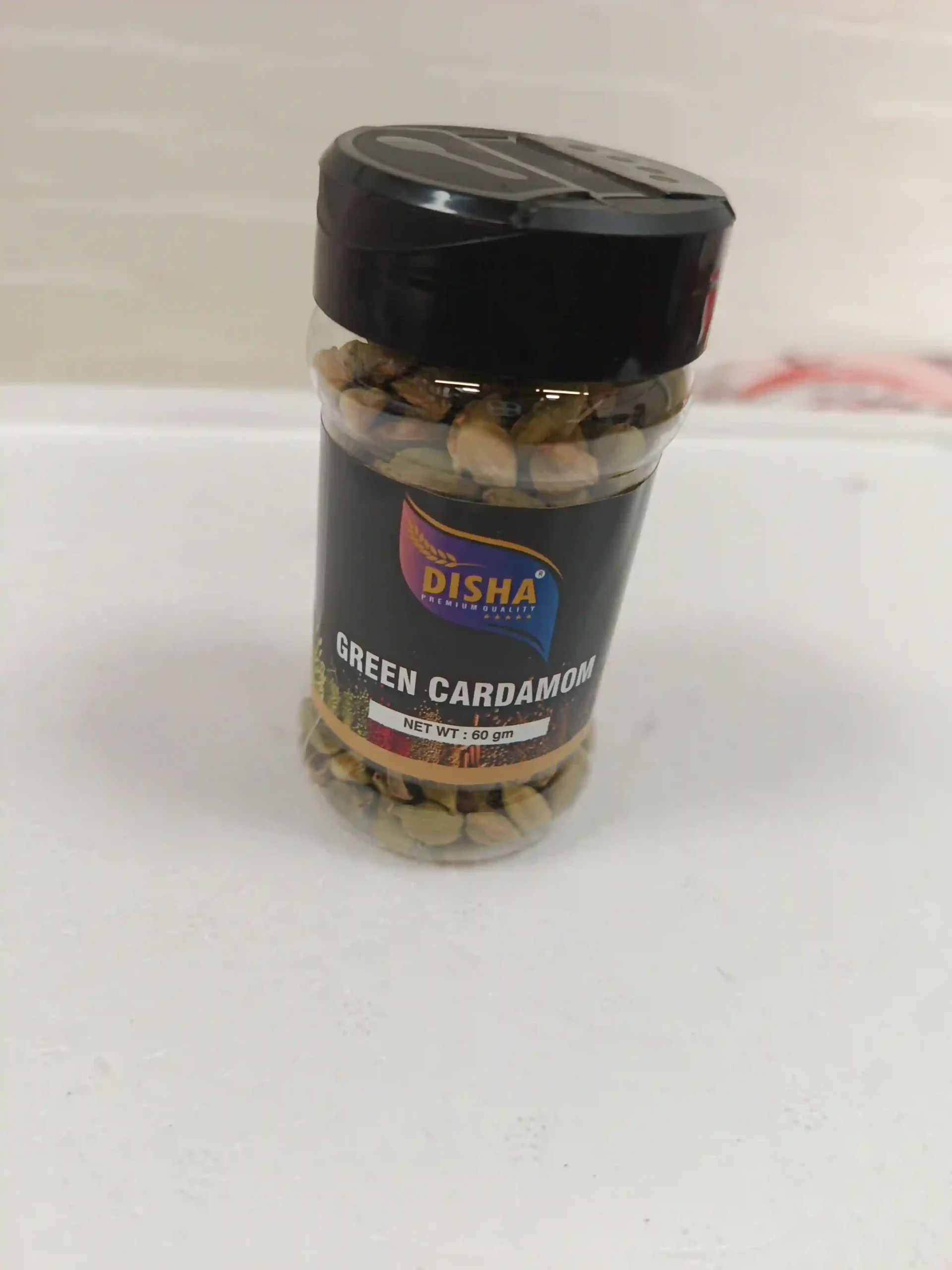 DISHA WHOLE GREEN CARDAMOM 60GX12