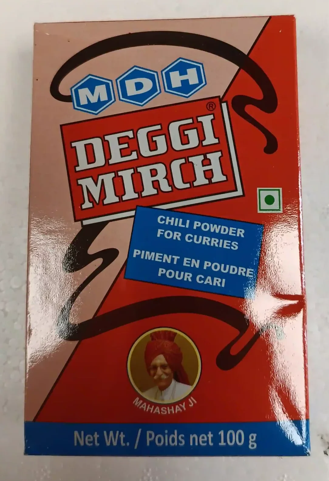 MDH DEGI MIRCH POWDER 100GX10
