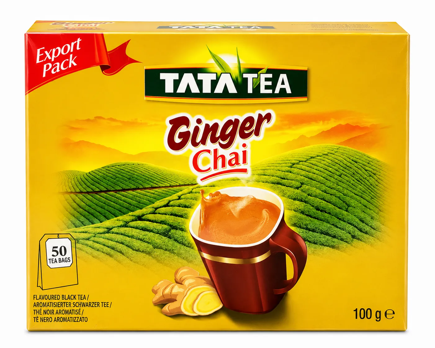 TATA GINGER TEA BAGS (50 BAGS)