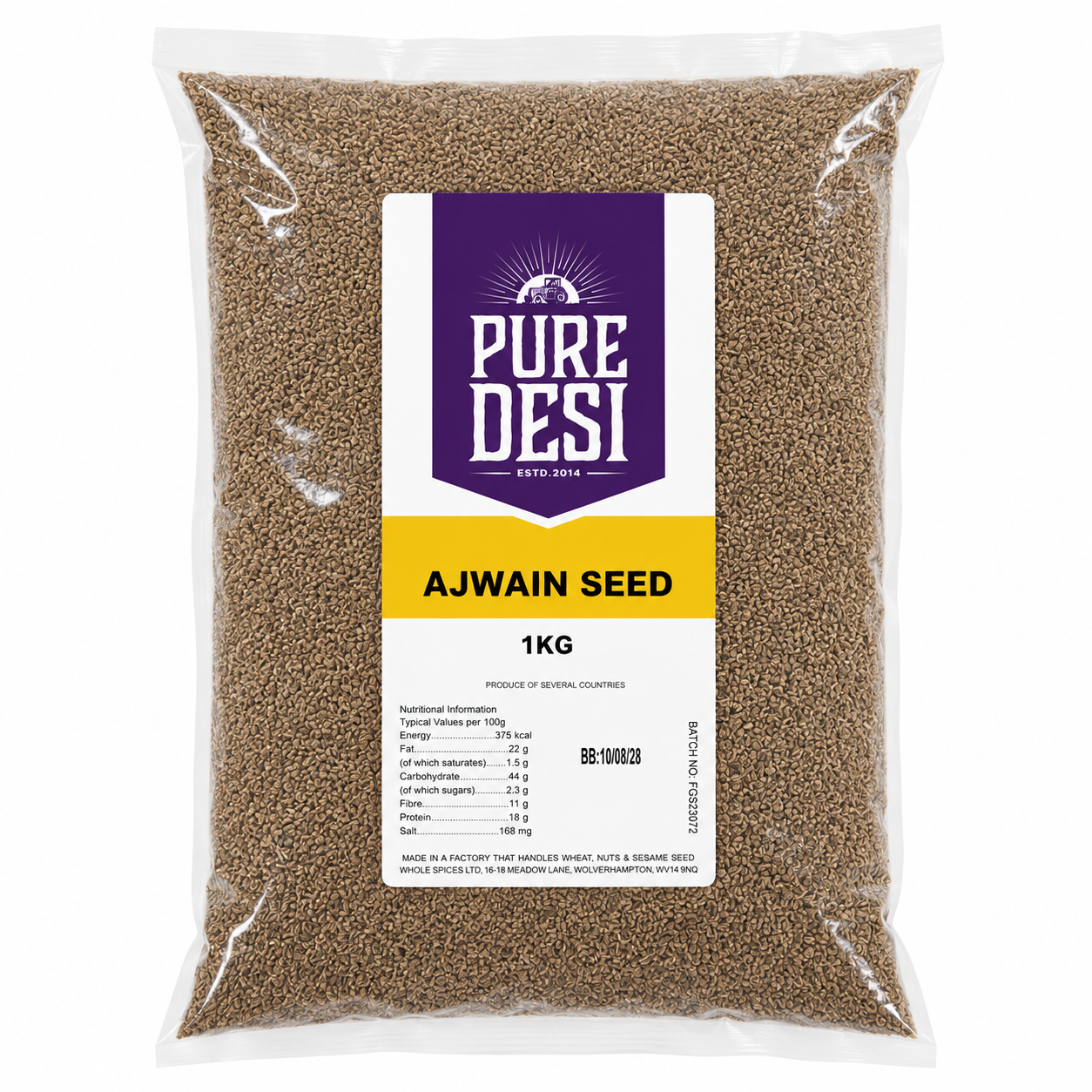 Pure Desi Ajwain Seeds 1KG