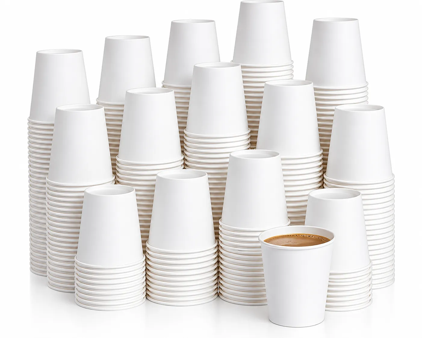 7oz White Drinking Cups ( 3000 pcs )