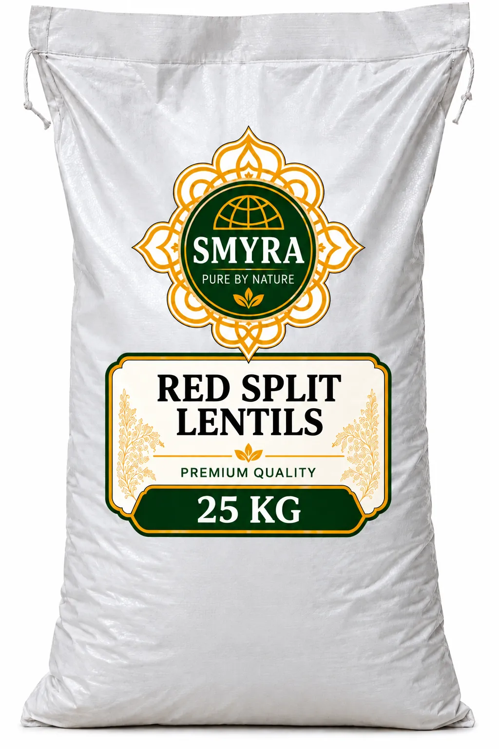 Smyra Red Split Lentils 25kg