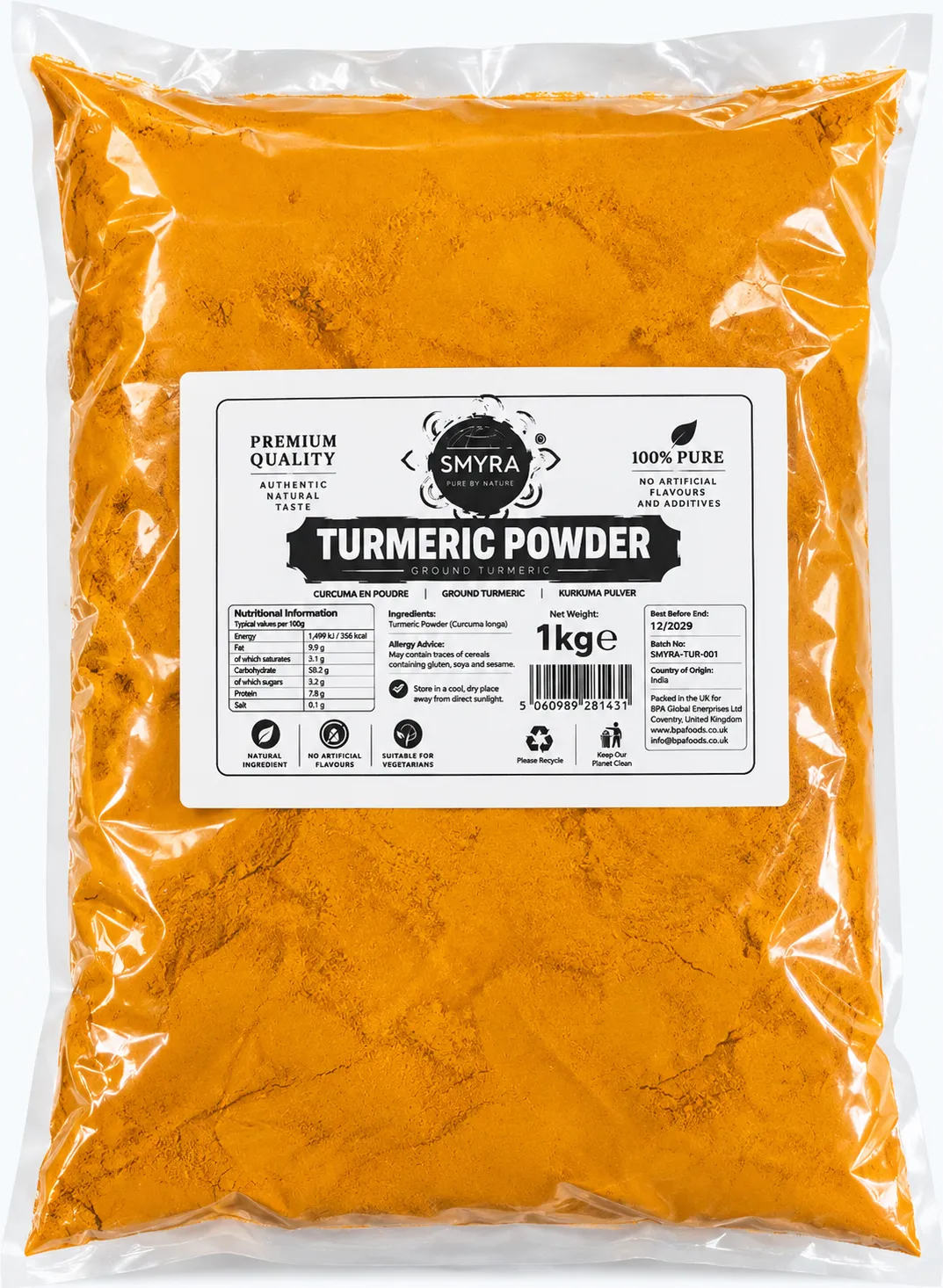 SMYRA Turmeric Powder 1kg