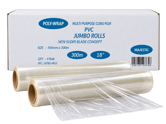 Poly-Wrap PVC Multi-Purpose Cling Film – Jumbo Roll